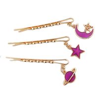 Korean New Cute Starry Alloy Cheap Hairpin 3 Piece Set Wholesale main image 6