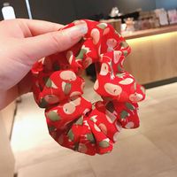 Simple New Fashion Retro Cherry Cheap Scrunchies Wholesale main image 3