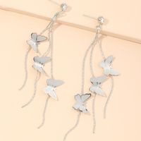 New Fashion Butterfly Earrings Long Tassel Earrings Wholesale Nihaojewelry main image 5