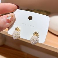 New Fashion Pineapple Pearl Earrings Nihaojewelry Wholesale main image 3
