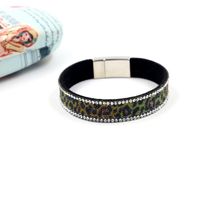 New Fashion Korean Velvet Paste Millet Beads Geometric Bracelet Wholesale main image 3