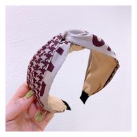 Korean New Fashion Wild Printing Knot Cheap Wholesale Headband sku image 4
