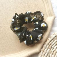 New Fashion Flowers Mesh Scaffolding Wholesale Chrysanthemum Cheap Scrunchies sku image 5