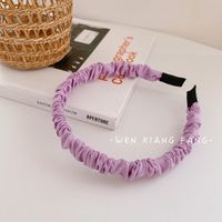 The New Fashion Pleated Hairband Wild Color Hairband Wholesale sku image 5