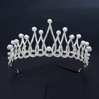 New Headdress Bride Wedding Crown Retro Palace Wind Crown Dinner Dress With Accessories sku image 1