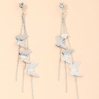 New Fashion Butterfly Earrings Long Tassel Earrings Wholesale Nihaojewelry sku image 1