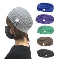 Nouveau Populaire Femmes De Masque Anti-strangulation Bande De Cheveux Sport Fitness Postiche Indien Cap Usine En Stock Usine Directe Ventes main image 2