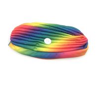 The New Fashion Colorful Stripe Fabric Headband Button Anti-le Hairband Wholesale sku image 2