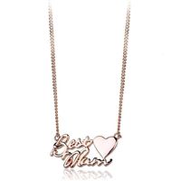 Fashion Simple Letter Heart Pendant New Trend Necklace sku image 3