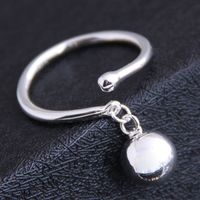 Koreanische Neue Mode Süße Ol Ball Anhänger Offenen Ring Yiwu Nihaojewelry Großhandel sku image 1