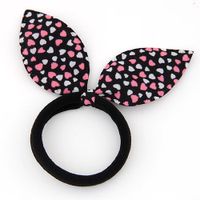 Korean New Fashion Sweet Rabbit Ears Cheap Scrunchies Yiwu Nihaojewelry Wholesale main image 3