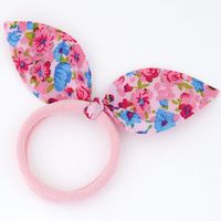 Korean Fashion Sweet Rabbit Ears Cheap Scrunchies Yiwu Nihaojewelry Wholesale sku image 4