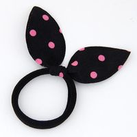 Korean Fashion Sweet Rabbit Ears Cheap Scrunchies Yiwu Nihaojewelry Wholesale sku image 2
