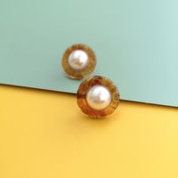 New Fashion Acrylic Round Earrings For Women main image 3