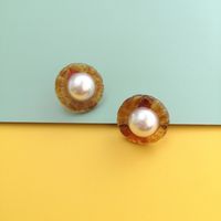 New Fashion Acrylic Round Earrings For Women main image 4