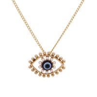 New Fashion Devil&#39;s Eye Necklace Earrings Wholesale Nihaojewelry main image 4