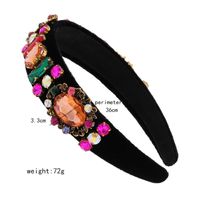 Korean New Fashion Simple Rhinestone Wide-side Cheap Headband Wholesale main image 6