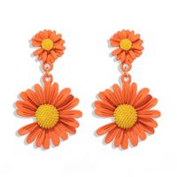 New Fashion Bridal Flower Daisy Sweet Earrings For Women sku image 2