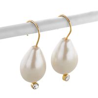 Korean New Fashion Simple Sweet Pearl Earrings Elegant Water Drop Earrings For Women main image 1