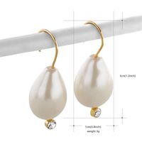Korean New Fashion Simple Sweet Pearl Earrings Elegant Water Drop Earrings For Women main image 5