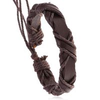 Woven Leather Bracelet Vintage Leather Bracelet sku image 2