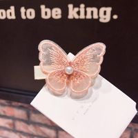 New Fashion Three-dimensional Embroidery Butterfly Cheap Hairpin Wholesale main image 3