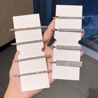Korean New Fashion Simple Super Flash Diamond Set Hairpin Set Wholesale main image 4