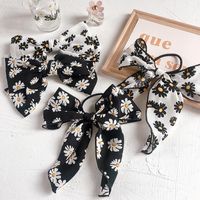 New Fashion Daisy Bow Tie Wild Cheap Scrunchies Wholesale main image 3