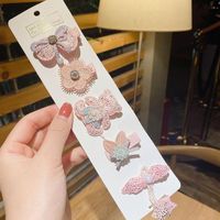 Korea Hairpin Headdress Baby Side Clip Children Princess Hair Clip Female Baby Small Clip Hair Accessories Wholesale sku image 1