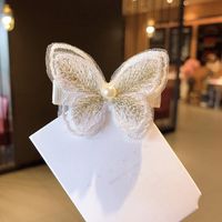 New Fashion Three-dimensional Embroidery Butterfly Cheap Hairpin Wholesale sku image 6