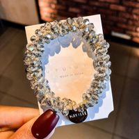 New Fashion Crystal Metal Pendant Cheap Scrunchies Wholesale sku image 4