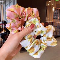 Spring New Fashion Mesh Solid Color Ribbon Cheap Scrunchies Wholesale main image 4