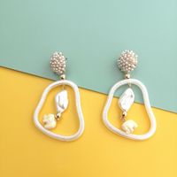 New Fashion Acetate Plate Acrylic Earrings For Women main image 4