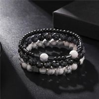 New Fashion Natural Stone Simple Elastic Bracelet Set Wholesale main image 5
