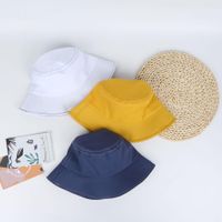 Net Red Fisherman Hat Spring And Summer Female Korean Version Of The Japanese Sun Hat Sun Protection Male Sun Hat Tide Solid Color Basin Hat Manufacturers main image 5