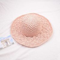 Nuevo Gancho De Mano Coreano Sombrilla Sombrero De Playa Sombrero De Paja Sombrero De Sol De Verano sku image 6