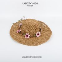 New Summer Foldable Straw Hats For Women On The Beach sku image 6