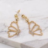 Butterfly Crystal Earrings New Fashion Cute Earrings Wholesale main image 4