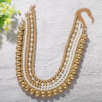 New Fashion Simple Handmade Pearl Necklace For Women Wholesale main image 3