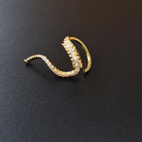 The New Micro-set Zircon Crystal Curved Ring For Women Wholesale main image 5