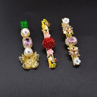 Wholesale Of New Simple Crystal Bowknot Cheap Hairpin main image 1