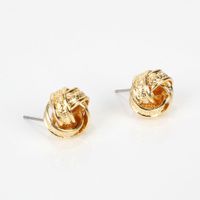Simple And Stylish Geometric Wild Electroplating Earrings Wholesale main image 5