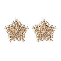 New Exaggerated Stud Earrings Star Diamond Earrings For Women Wholesale sku image 3