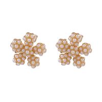 New Flower Earrings Color Diamond Earrings For Women Wholesale sku image 2
