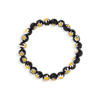 Bohemian Print Fun Funny Eyes Handmade Beaded Bracelet Female sku image 6