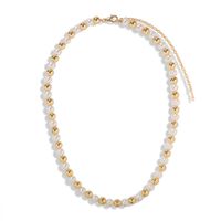 New Fashion Simple Handmade Pearl Necklace For Women Wholesale sku image 4