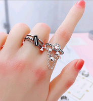 Moda Simple Retro Smiley Anillo Abierto Yiwu Nihaojewelry Al Por Mayor main image 1