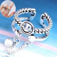 Moda Simple Retro Smiley Anillo Abierto Yiwu Nihaojewelry Al Por Mayor main image 3