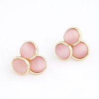 Boutique Korean Fashion Sweet And Simple Opal Personalized Earrings main image 1