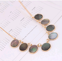 Exquisite Korean Fashion Metal Simple Shell Temperament Personality Necklace main image 2
